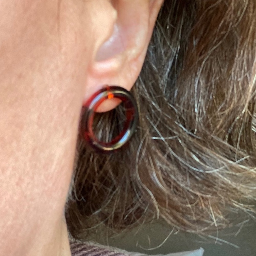 Lucite Loop Earring - Picture 2 of 2